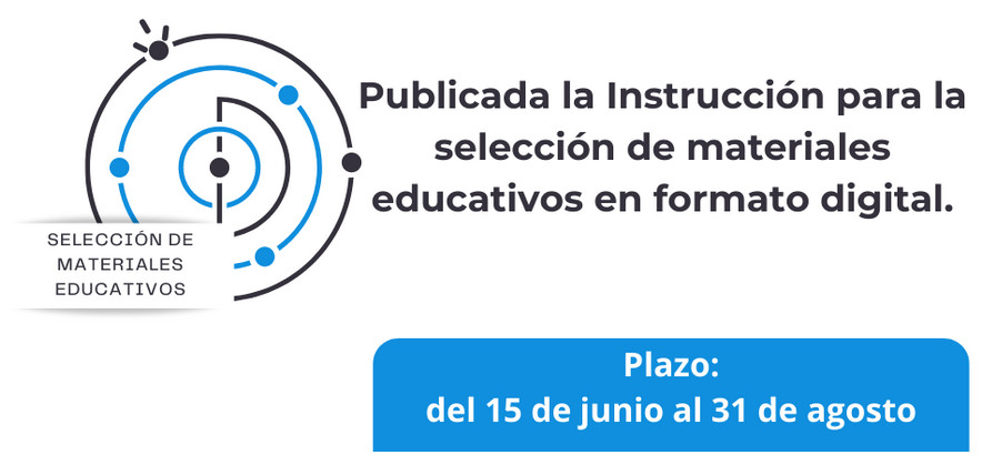 Logo Seleccion de materiales educativos en formato digital