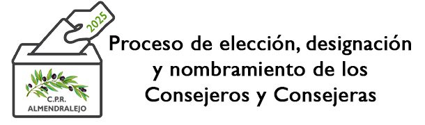 Elecciones al Consejo del CPR de Almendralejo 2025